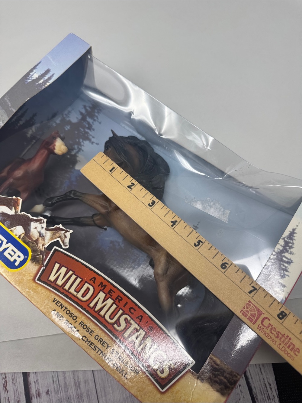 BREYER AMERICA'S WILD MUSTANGS VENTOSO STALLION & ROCA FOAL HORSE FIGURINES - Picture 11 of 17